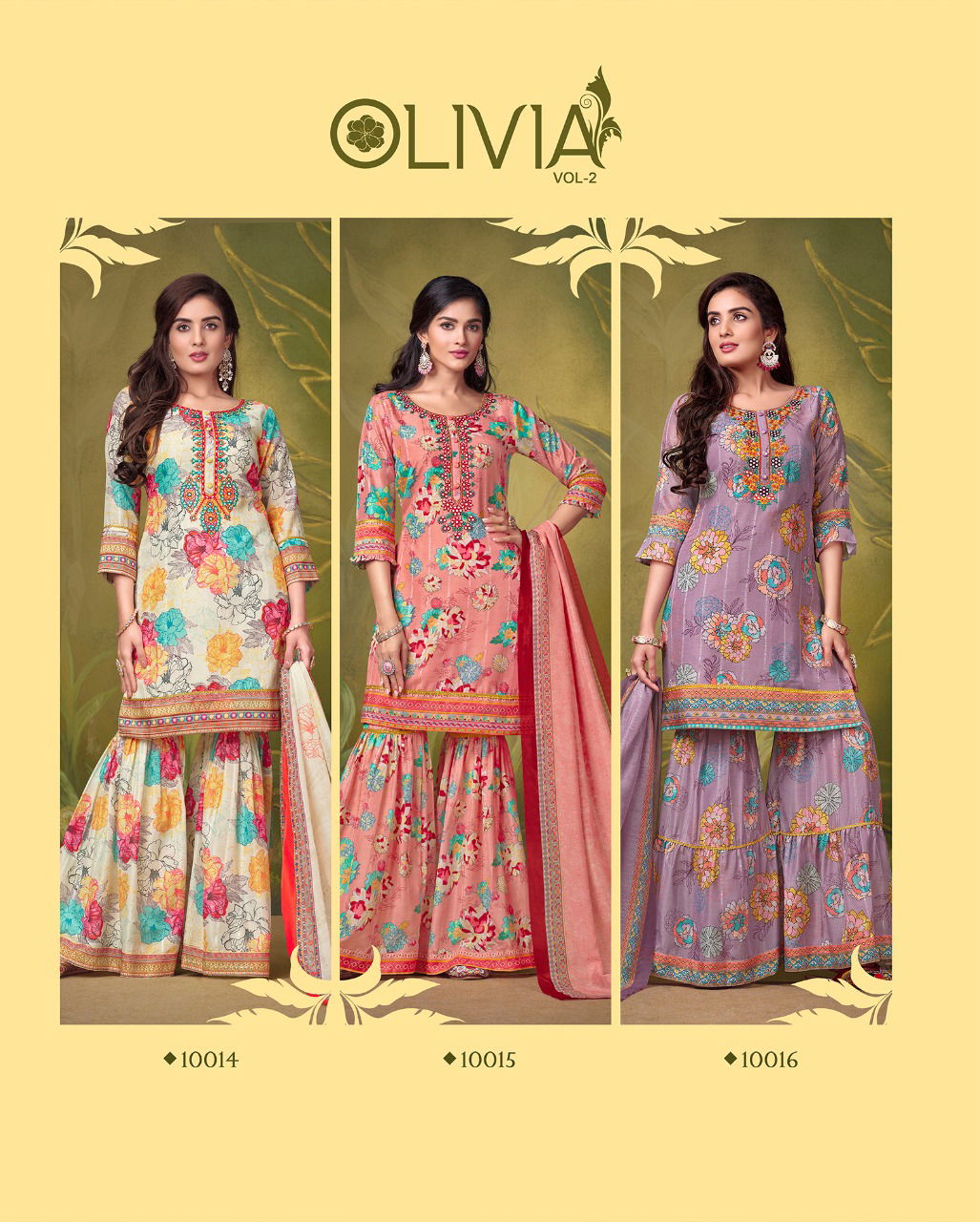 Lily And Lali Olivia 2 Festive Wear Wholesale Ready Made Suit Collection